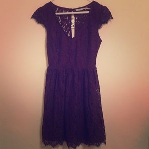 Urban Outfitters Dark Purple Lace Dress