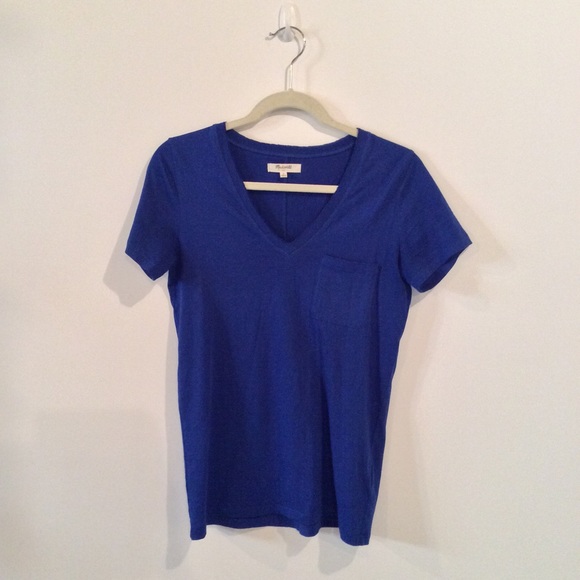 Madewell v-neck pocket tee