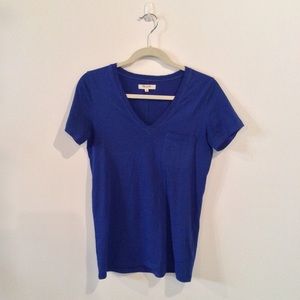 Madewell v-neck pocket tee
