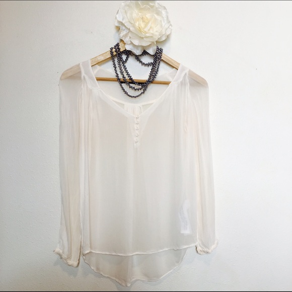 Zara sheer top