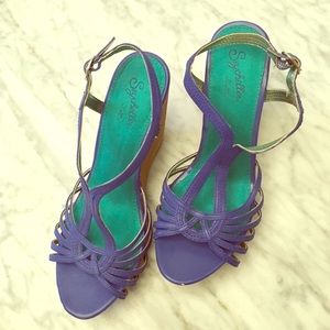 Blue Seychelles wedges