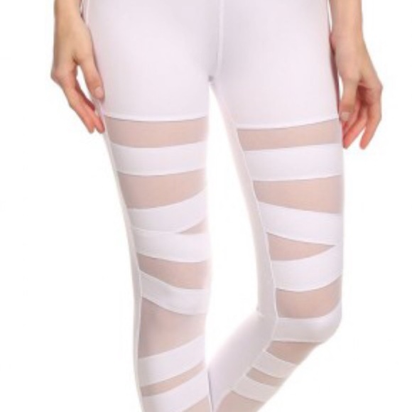 Electric yoga leggings!