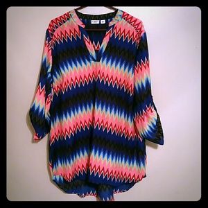 Chevron Print Tunic
