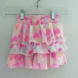 Cute floral skirt for toddler girls!