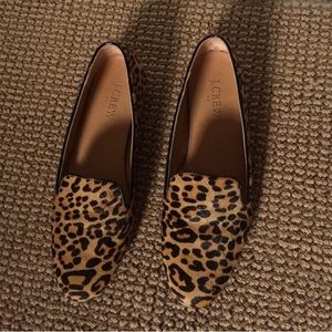 J Crew calf hair loafers!