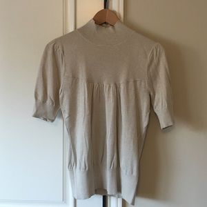 Banana Republic short sleeve turtle neck top