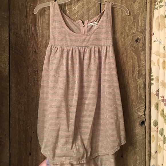 American Eagle Striped Tank XL