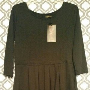 Reborn black dress w/pockets nwt