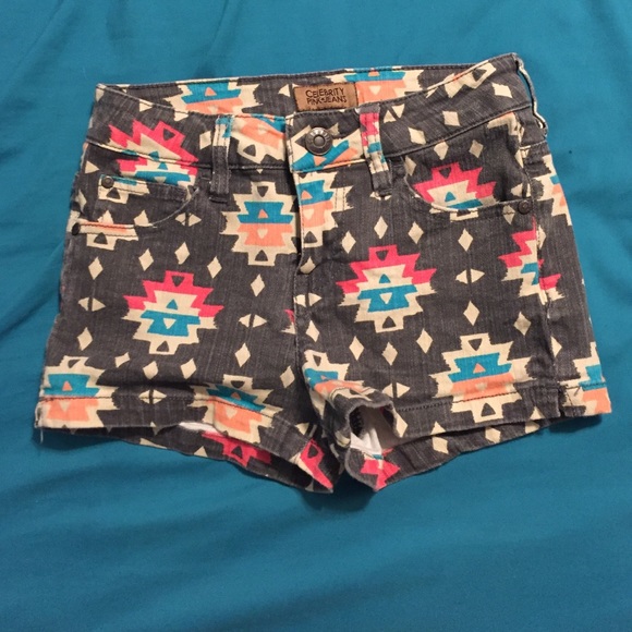 Aztec High Waisted Shorts