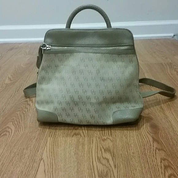 Tan Dooney and Burke Vintage Backpack