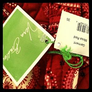 Vera Bradley Mesa red retired garment bag