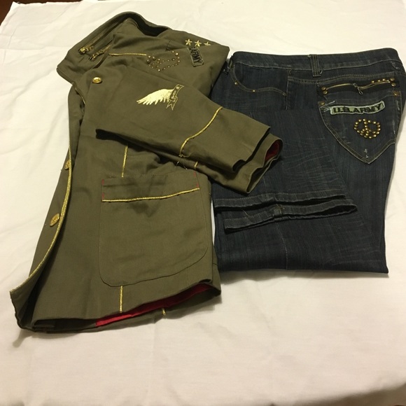Blue Jeans and Jacket set