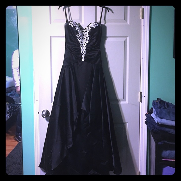 Bead Front Prom Dress - Picture 1 of 3