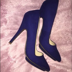 Dark Blue Heels from Charlotte Russe.