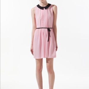 Pink Peter Pan Collar Dress