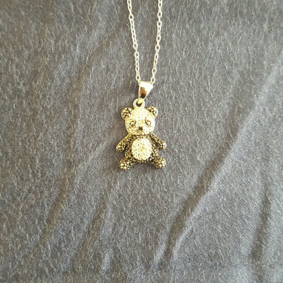 Sterling silver dainty panda chain