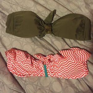 Bandeau swim tops! Aerie. Medium