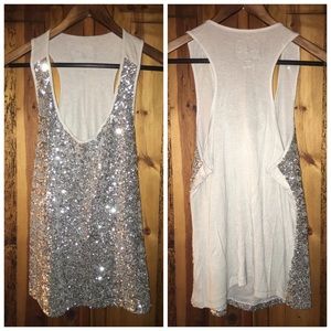 NWOT Sequin tank by INC