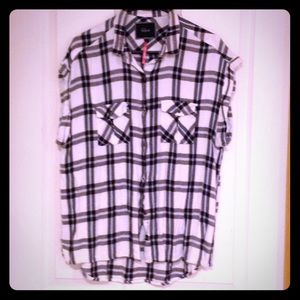 Rails Free People Sleeveless Flannel Plaid Size M