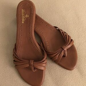 Brown Brooks Brothers Sandals