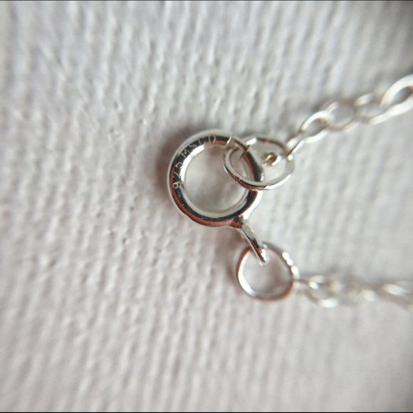 Lotus Marquise Matte Sterling Silver Necklace - Picture 4 of 4