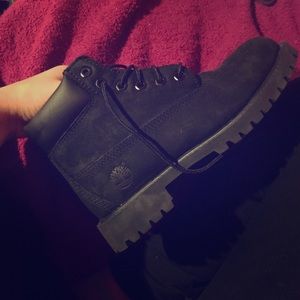Authentic Black Timbs