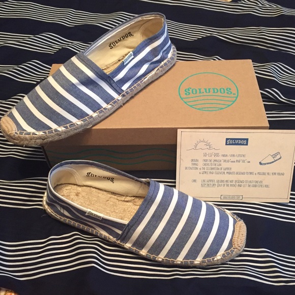 Soludos Striped Espadrille Flats