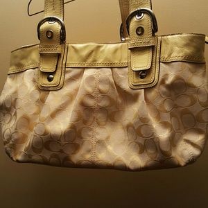 Pretty yellow Coach purse