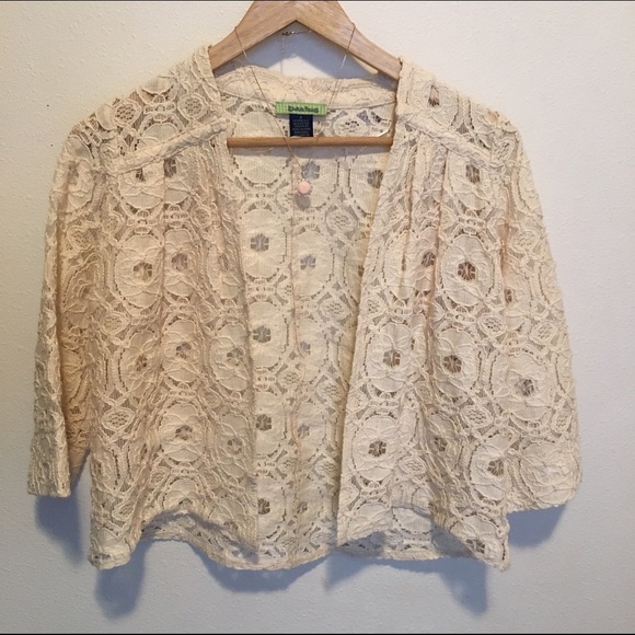 Ivory shrug/cover up