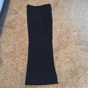 Black dress pants. Modern fit.