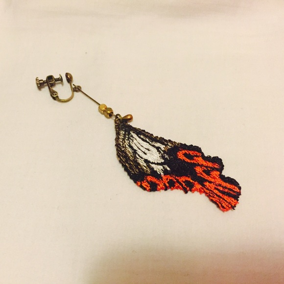 Clip On Handmade Butterfly Earring BRAND NEW