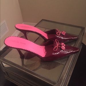 Isabelle Fiore patent leather mules 🎀