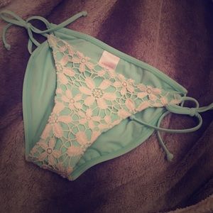 Mint Crochet Bikini Bottom