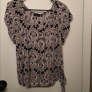 Apt 9 paisley peasant blouse