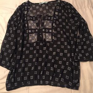 Maurice's 3/4 sleeve dress shirt