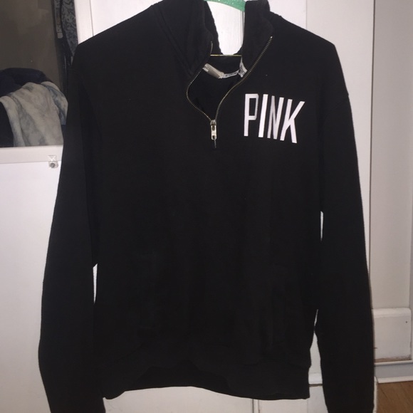 PINK black sweatshirt