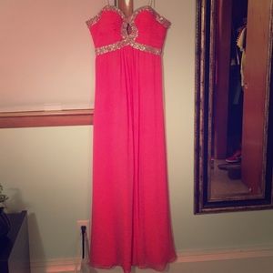 Pink Naranna Prom dress.