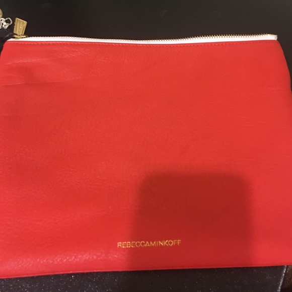 Rebecca Minkoff "T" Jody Pouch in Scarlet - Picture 3 of 4