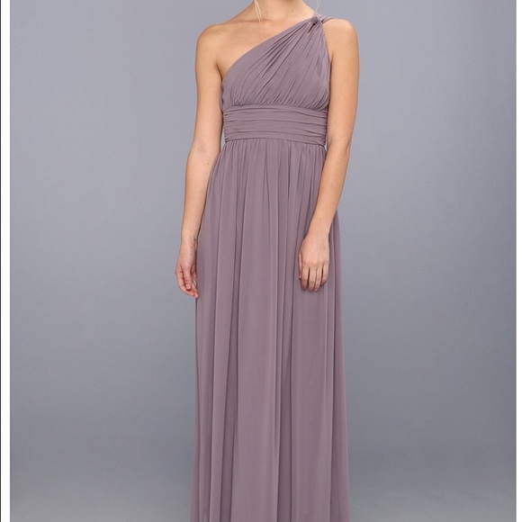 Donna Morgan One Shoulder Strapless Gown - Rachel