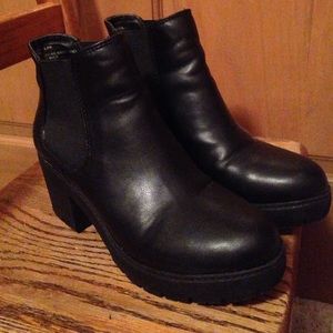 Steve Madden Black Booties