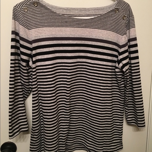 Croft & Barrow boat neck blouse