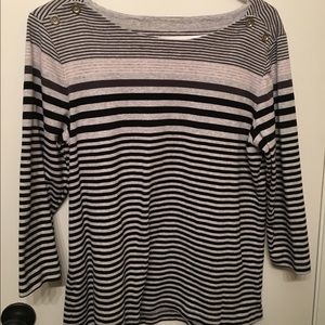 Croft & Barrow boat neck blouse