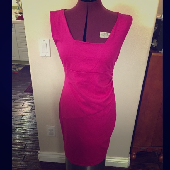 Express Hot Pink Dress