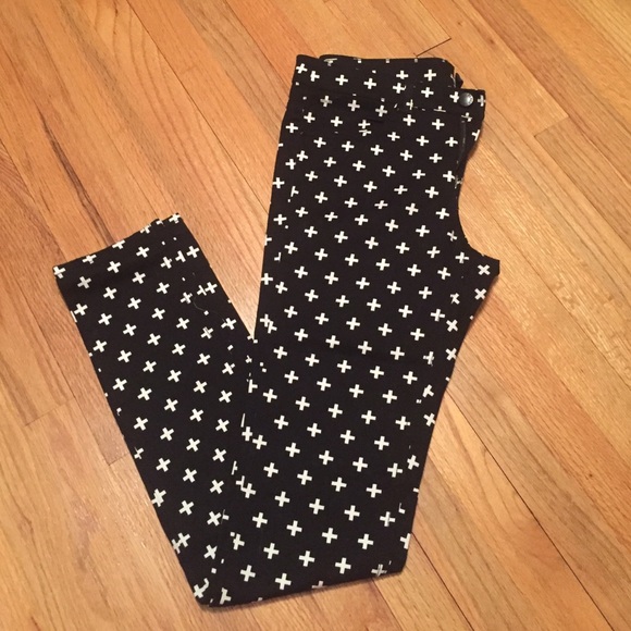 Cross Printed Pants