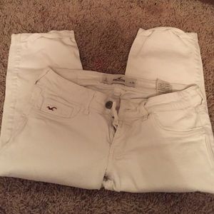 Hollister capris white size 3