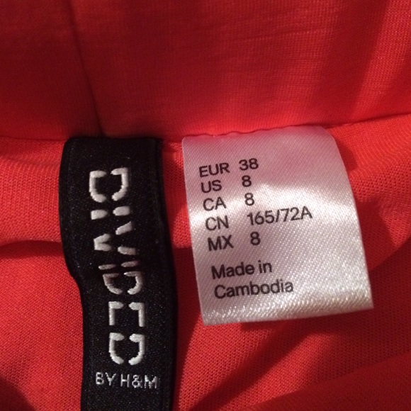 Hot pink H&M high low skirt - Picture 3 of 4