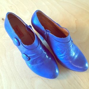 Miz Mooz blue suede shoes