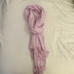 light purple scarf