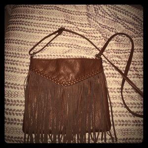 Brown purse .
