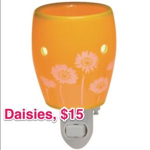 Scentsy Daisies Nightlight Warmer NEW